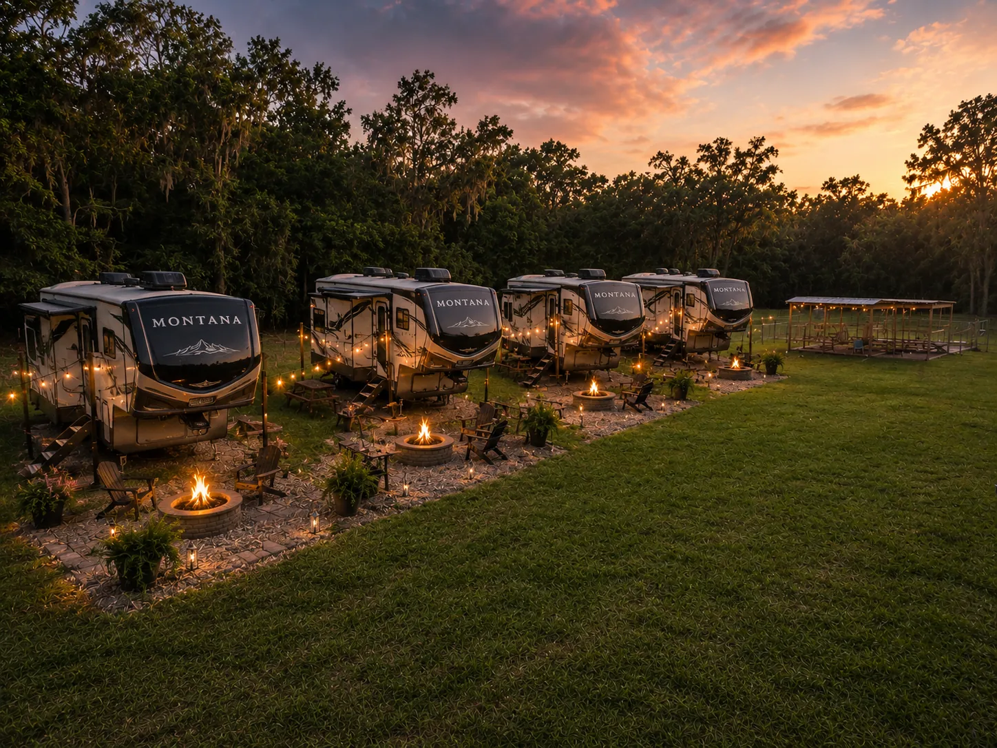 Glamping experience at Raprager Farms